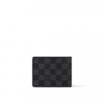 Тонкий кошелек Louis Vuitton, серый - фото 6