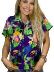 Блуза King Kameha Parrot Cockatoo, фиолетовый - фото 2