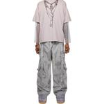 Карго брюки Acne Studios, серые - фото 3