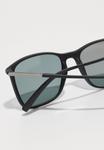 Солнцезащитные очки Giorgio Armani Sunglasses, Matte Black/Black - фото 3