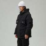 Пуховик унисекс черный Vision Street Wear - фото 4