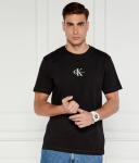 Футболка мужская Calvin Klein Jeans хлопковая с монограммой, черный - фото 3