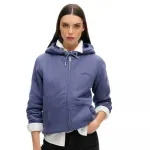 Толстовка Superdry Borg Lined full zip, синий - фото