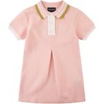 EMPORIO ARMANI Платье SS24 Peach Pink Kids' - фото