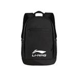 LINING Полиэстеровый рюкзак Unisex Black с белым логотипом - фото