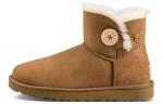 Кроссовки (WMNS) UGG Mini Bailey Button II Boot Fleece Lined, цвет chestnut - фото 2