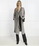 Шерстяное пальто Emporio Armani, серый - фото 2