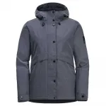 Куртка Jack Wolfskin Snowy Park, серый - фото 3