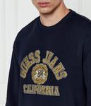 Толстовка Guess Jeans Regular Fit с принтом, синий / желтый - фото 4