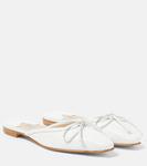 Кожаные сабо ballerimu Manolo Blahnik, белый - фото