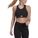 Бюстгальтер (WMNS) adidas Designed To Move AEROREADY Bra 'Black' - фото 2