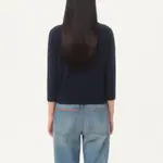 Кардиган с пуговицами и бантом Valentino, синий - фото 5