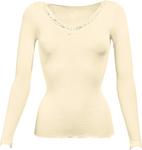 Майка Nina von C Unterhemd, langarm, кремовый - фото