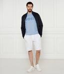 Футболка с логотипом на ленте Regular fit Boss Green, синий - фото 2