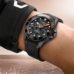 MIDO Часы Men's Leader Submariner Watch, Black - фото 5