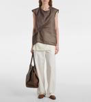 Балетки Awar из кожи The Row, Mousse - фото 3