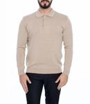 ПОЛО С ДЛИННЫМ РУКАВОМ PONCE Vella Pais, бежевый - фото