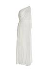Платье True Decadence PLEATED ONE SHOULDER, White - фото 4