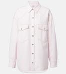 Лотта джинсовая рубашка-оверсайз Agolde, Cosmos - фото