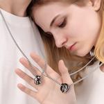 GENANX Унисекс-ожерелье серебристо-белое - фото 11