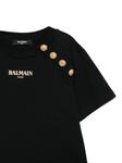 Balmain Kids футболка с логотипом, черный - фото 3