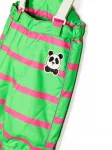 Лыжные брюки Panda в полоску Mini Rodini, зеленый - фото 3