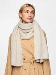 Pieces Шарф кремового цвета - фото
