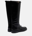 Кожаные сапоги до колена Tod's, Nero - фото 2