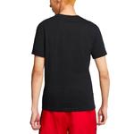 Футболка sportswear printing round neck short sleeve black Nike, черный - фото 3