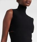 Платье миди с вырезами Alaïa, черный - фото 4