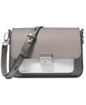 Женская сумка через плечо Michael Kors Bradshaw MK Messenger, цвет Grey Multi/Sv - фото