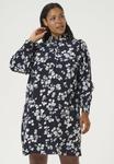 Платье-рубашка Kaffe Curve, темно-синий - фото