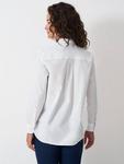 Хлопковая поплиновая рубашка Crew Clothing, White - фото 2