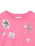Футболка с графичным принтом Marc Jacobs Kids, розовый - фото 3