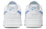 Женские кроссовки для скейтбординга Nike Air Force 1, White/Blue - фото 5