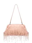 Декорированный клатч Alberta Ferretti, розовый - фото