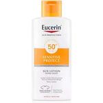 Солнцезащитный лосьон Sensitive Protect Extra Light Spf50+ 400 мл, Eucerin - фото 2