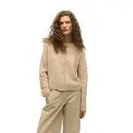 Кардиган Object Agate обычной вязки, бежевый - фото 7