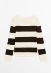 Джемпер Massimo Dutti STRIPED LONG SLEEVE, Beige - фото 6