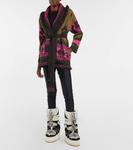 Ботинки Moon Boot Icon Knit Alanui, Black Multicolor - фото 2