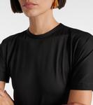 Собранное платье миди Victoria Beckham, черный - фото 4