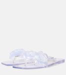 Сандалии с силиконовыми цветами Coperni, Clear - фото 4