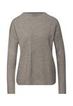 Джемпер Street One STRUKTURMIX PULLOVER, Braun/Mottled Beige - фото 5