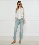 Рубашка из жоржета Regular fit Twin-Set, белый - фото 2