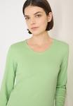 Топ Cecil V-NECK LANGARM, Grün/Light Green - фото 4