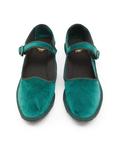 Балетки 8 By Yoox, изумрудно-зеленый - фото 3