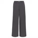 Брюки Object Lisa Wide Leg Fit, серый - фото