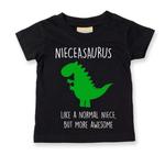 Футболка племянницы с динозавром 60 SECOND MAKEOVER, черный - фото