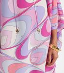 Печатный кафтан из шелкового крепдешина Pucci, Rosa - фото 5