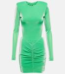 Мини-платье с рюшами Rotate, Island Green - фото